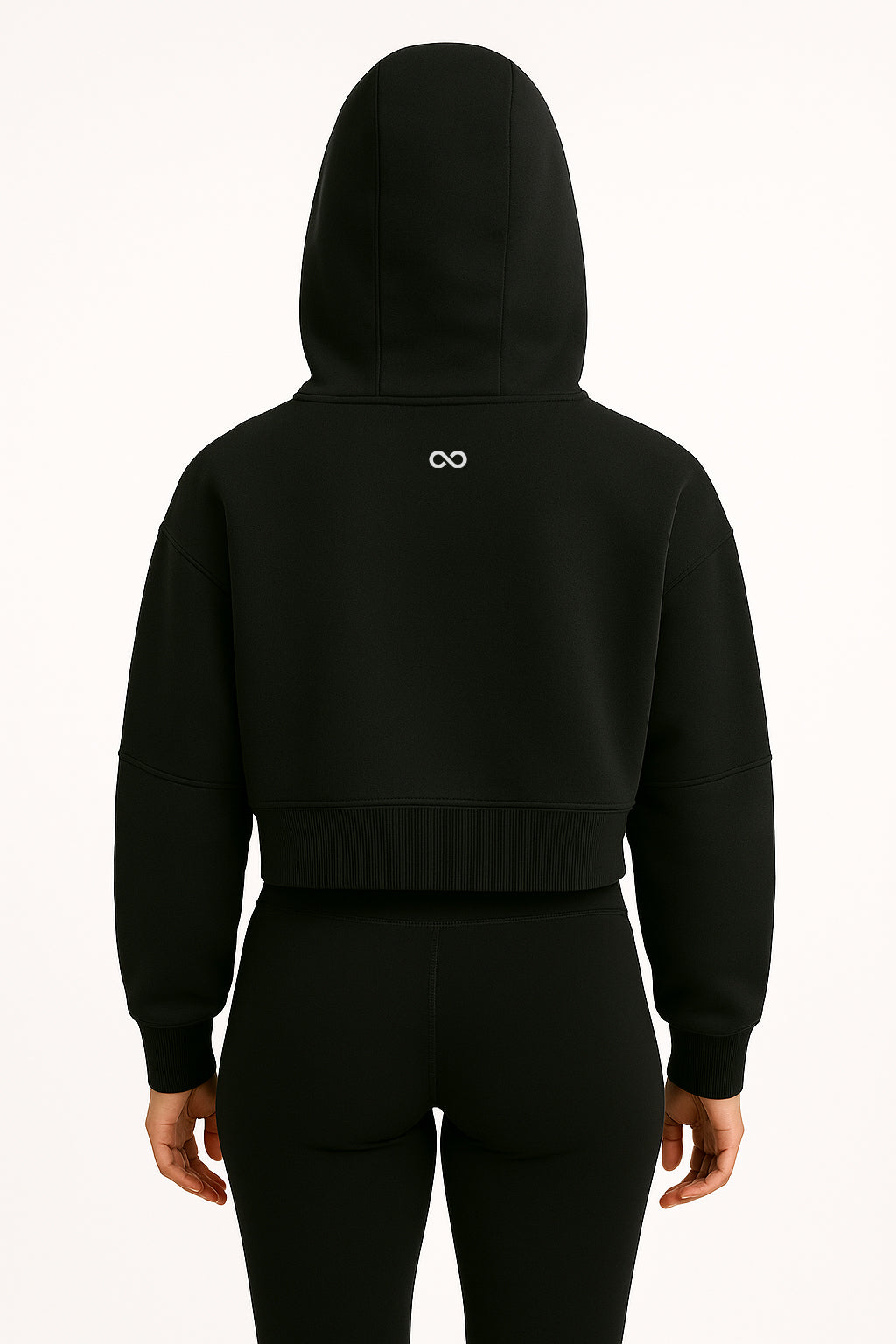 Women's Oversized Lightweight Cropped Hoodie