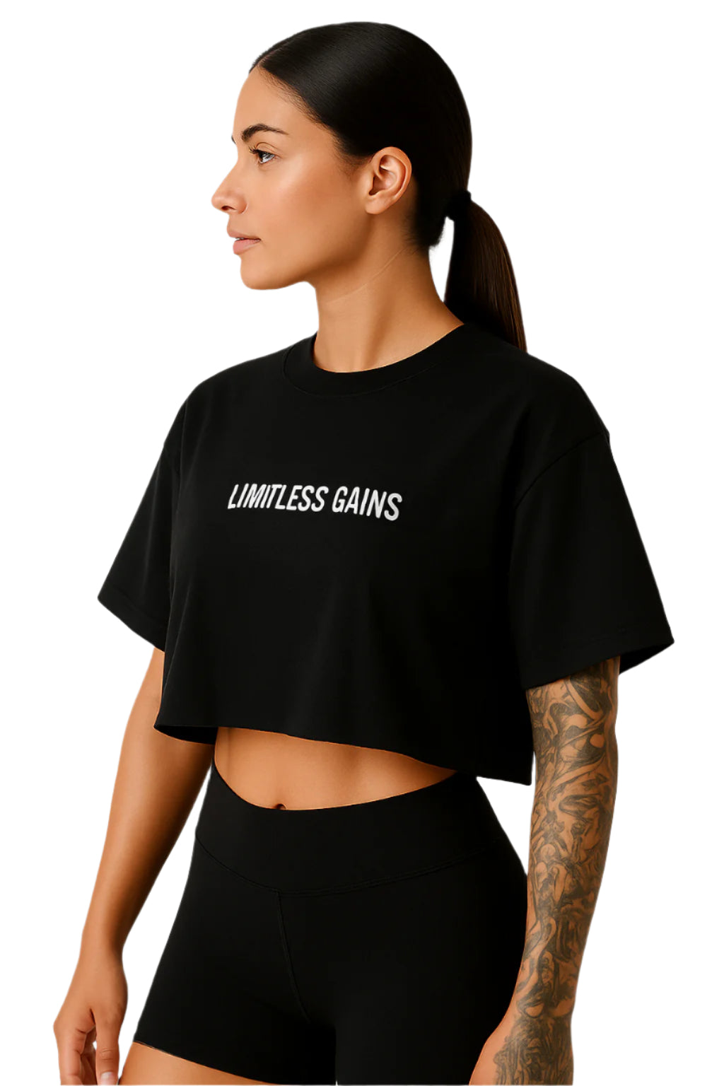 Women's Cropped Oversized Pump Cover