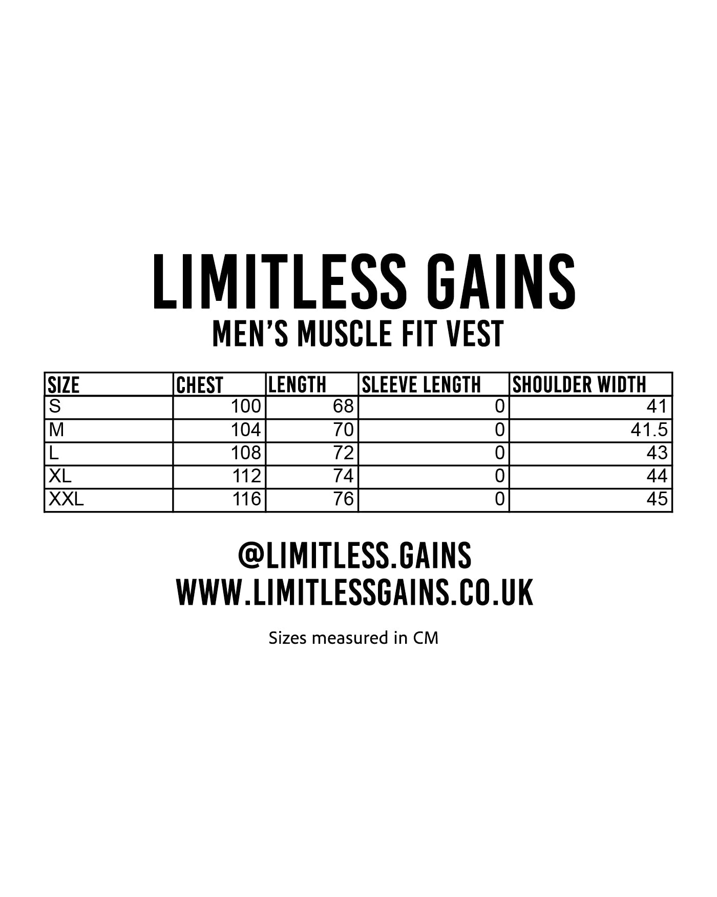 Men's Muscle Fit Gym Vest