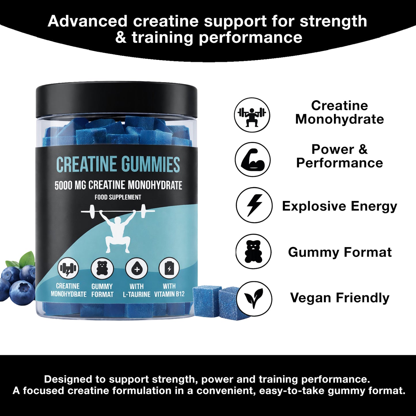 5,000 mg Creatine Gummies