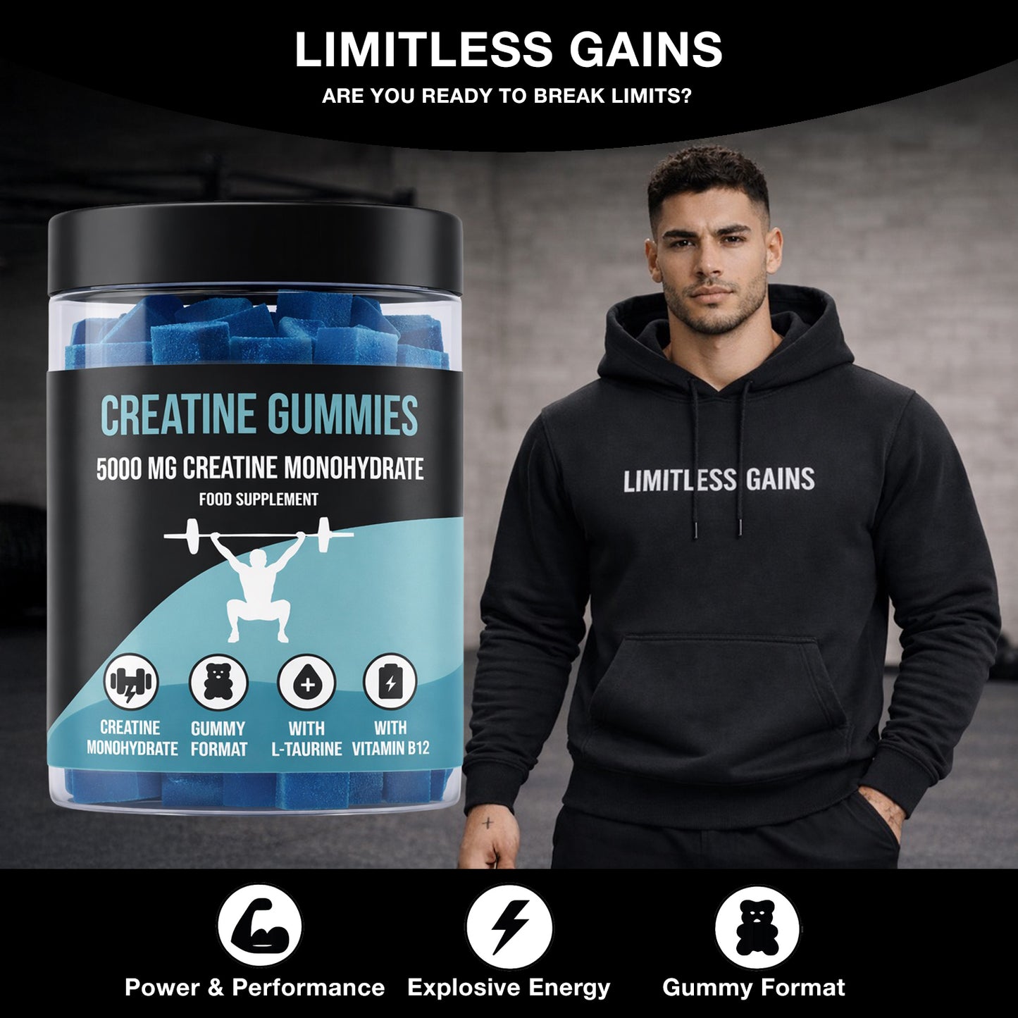 5,000 mg Creatine Gummies