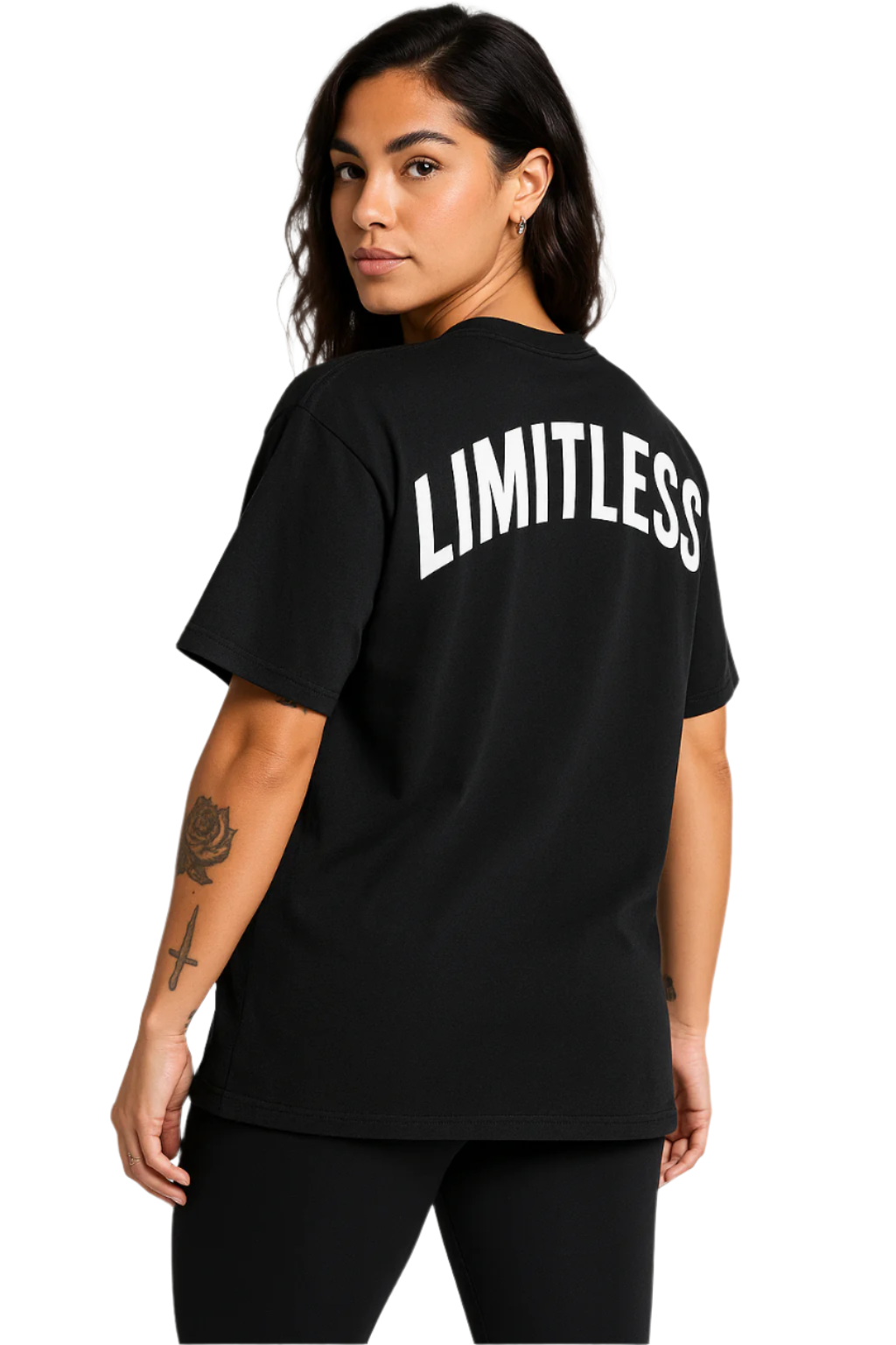 Women's Oversized "LIMITLESS" Gym T-Shirt