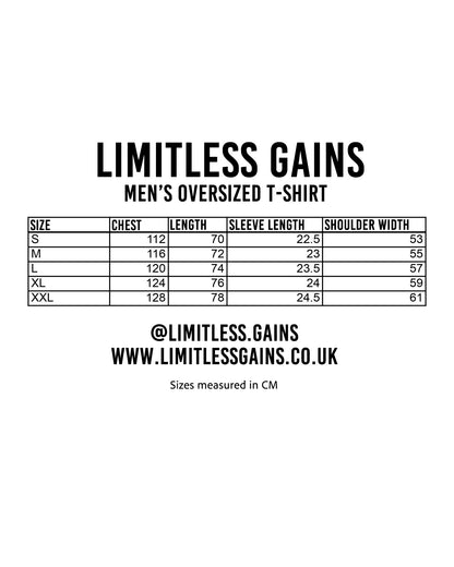 Men's Oversized Heavyweight Gym T-Shirt